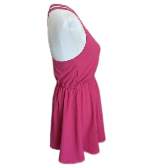 Altar'd State strappy raspberry pink sleeveless mini dress - XS - Picture 3 of 6
